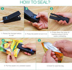 FreshSeal™ Pro: Magnetic Rechargeable Bag Sealer 2 in 1