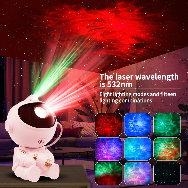 Astronaut Starry Sky Galaxy Projector - Nebula Night Light