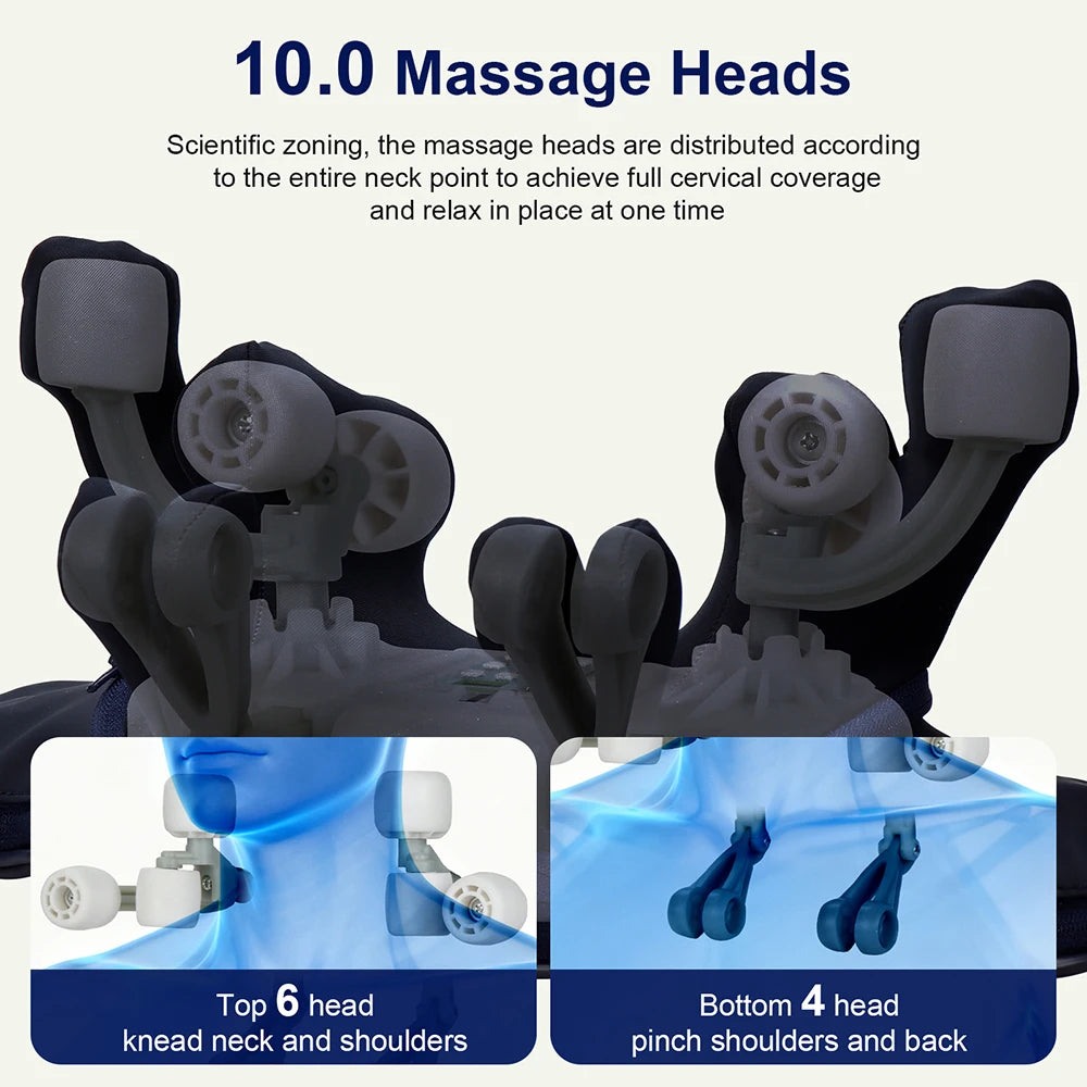 ZenTrapez™ Elite: 4D Deep Tissue Kneading Massager Premium