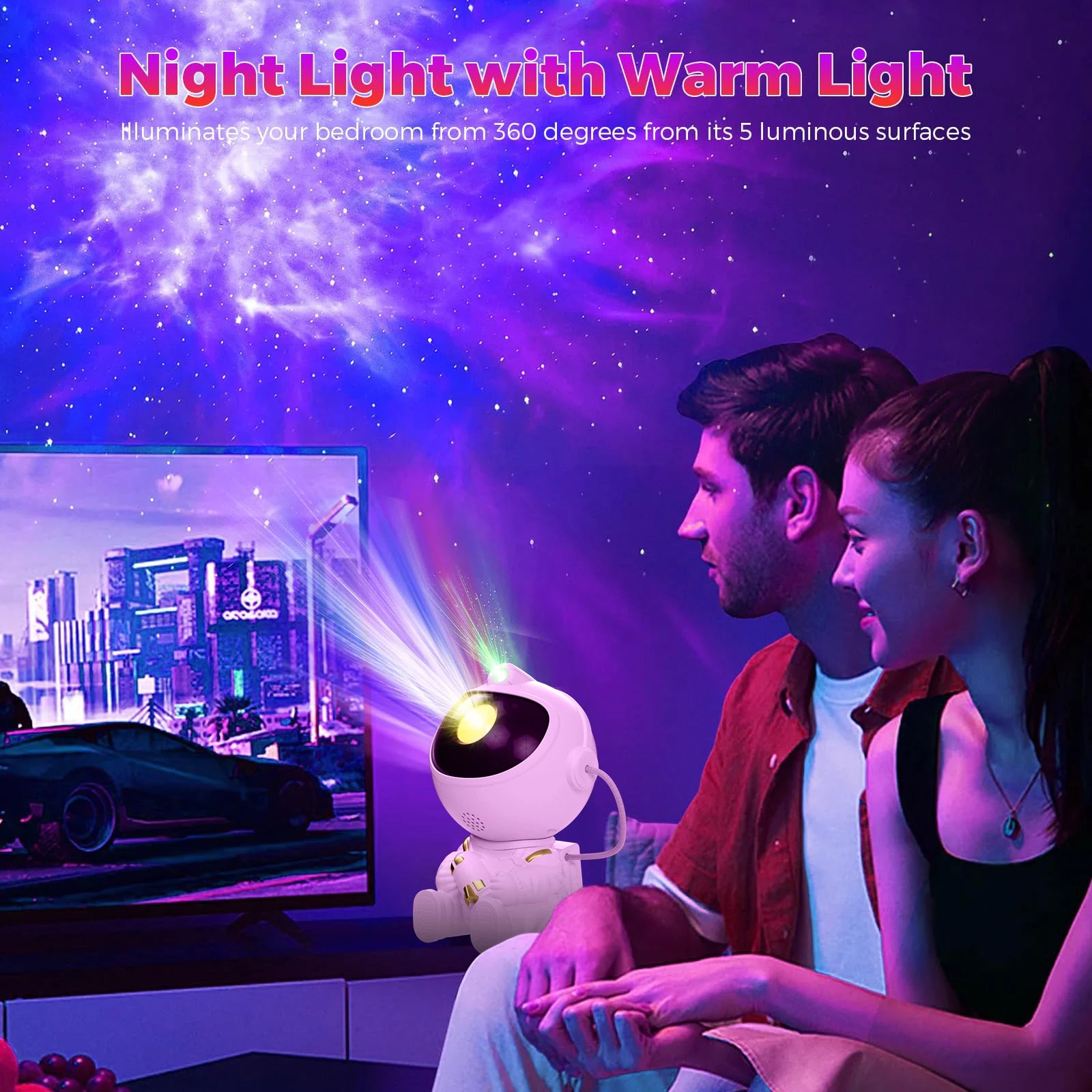 Astronaut Starry Sky Galaxy Projector - Nebula Night Light